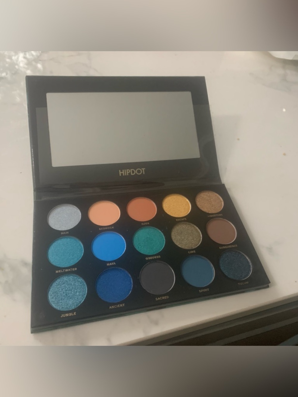 HipDot Green Eyeshadow Palette - Emerald Collection